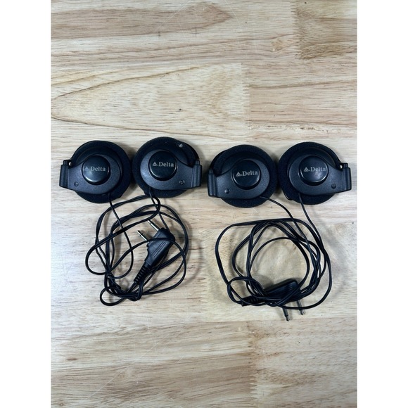 Other - VTG Origional DELTA AIRLINES INFLIGHT OVER THE EAR HEADPHONES AUDIO‎